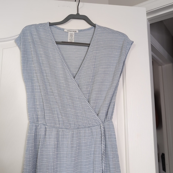 Nordstrom Caution To The Wind Cottage Prairie Picnic Boho Stretch Midi Dress M - Picture 3 of 7